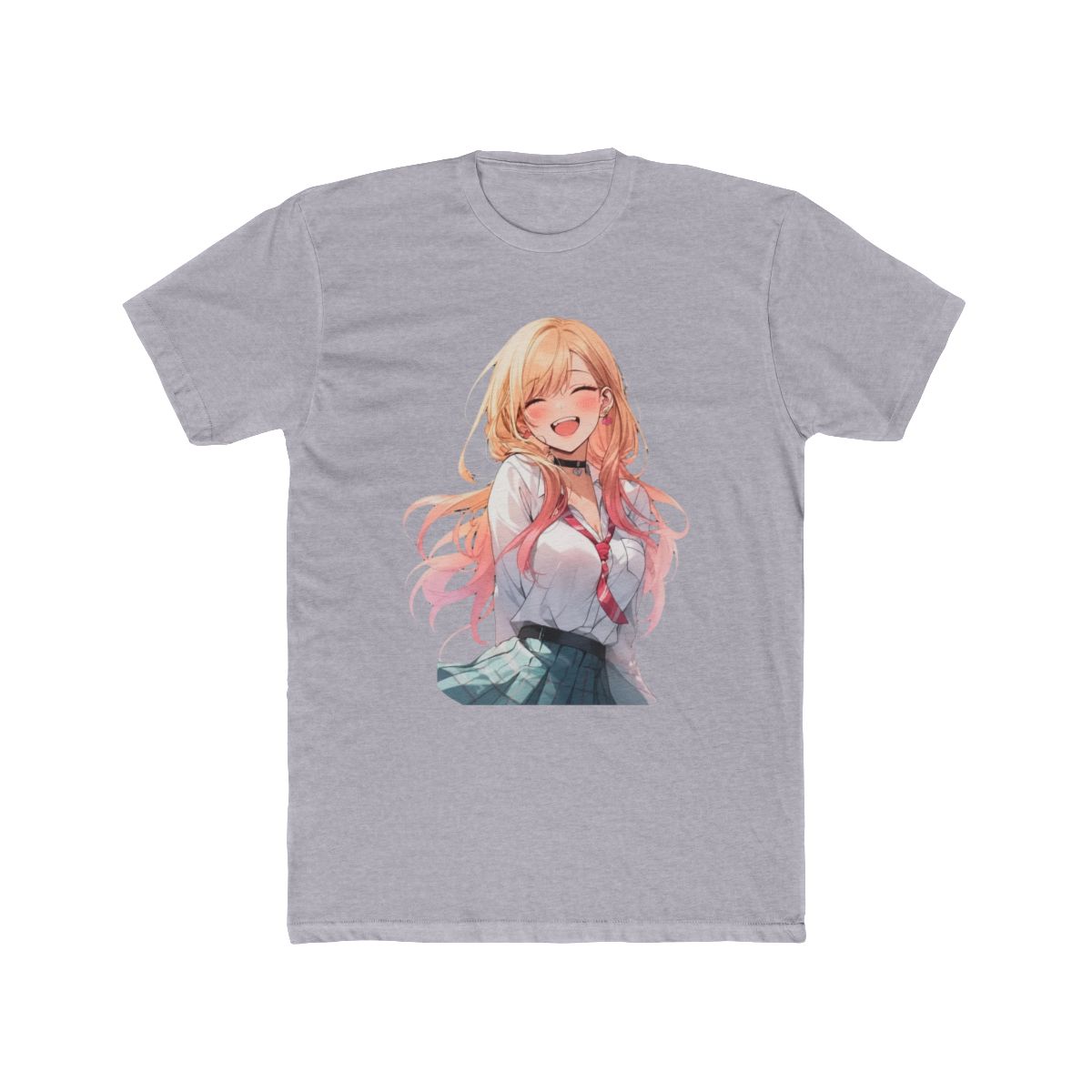 Anime My Dress-Up Darling Merch T Shirt Marin Kitagawa Pattern Vintage Washed High Quality Oversized Top T-shirts4 - TikTok Shop - alternate angle 3, merchandise