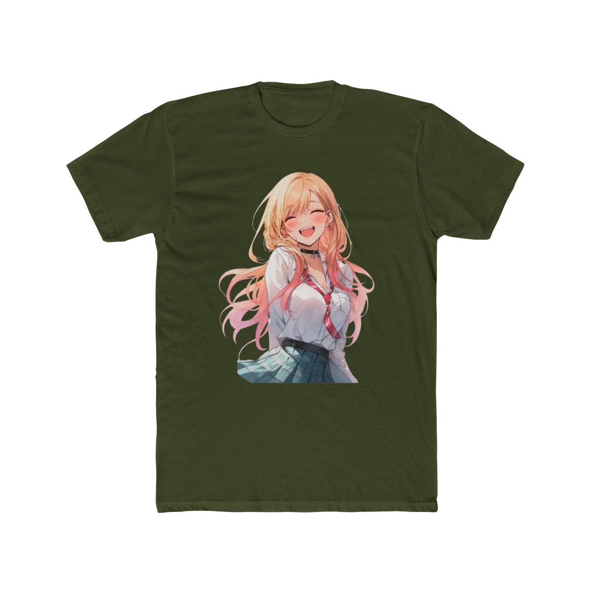 Anime My Dress-Up Darling Merch T Shirt Marin Kitagawa Pattern Vintage Washed High Quality Oversized Top T-shirts4 - TikTok Shop
